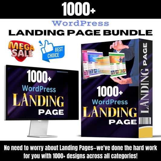 1000+ WordPress Landing Page Bundle